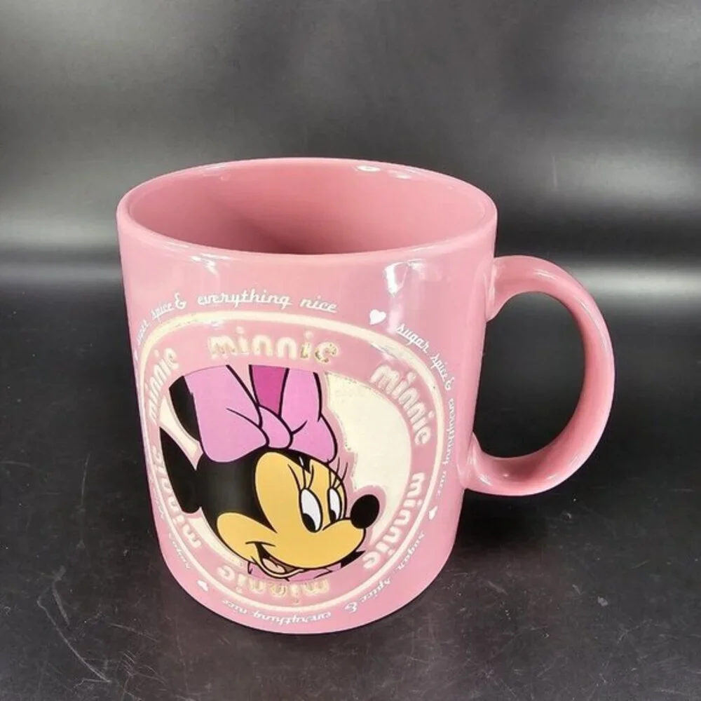 Disney Parks Minnie Mouse Sugar Spice and Everthing Nice‎ Oversized Mug Cup VTG